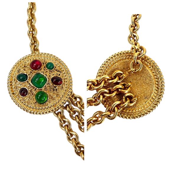 Chanel Vintage Jeweled Chain Belt
